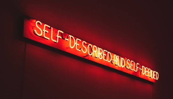 Neon Sign - Self-Described and Self-Defined